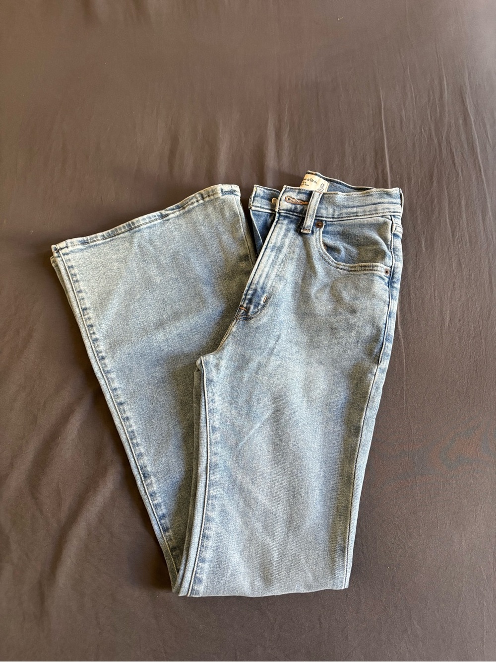 Abercrombie & Fitch Ultra High Rise Stretch Flare Jeans